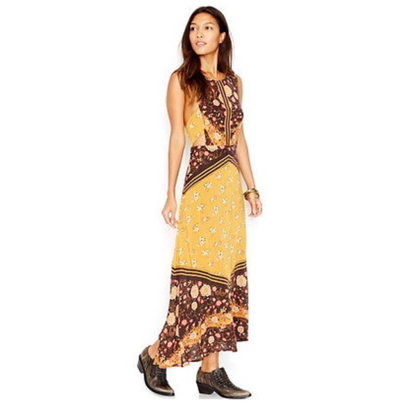 Free People Dresses & Skirts - Free People Sunrise Floral Maxi Dress